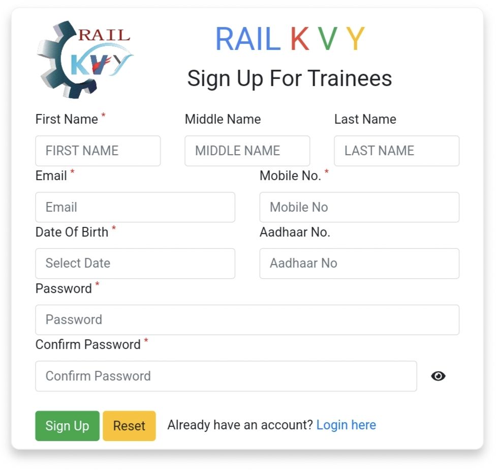Rail Kaushal Vikas Yojana Ragistration 2024, Apply Online, Guide Images 